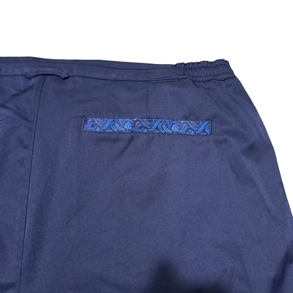 ROBERT GRAHAM Swim Trunks Men's Sz XL Navy Blue Blazer Board Shorts NWT